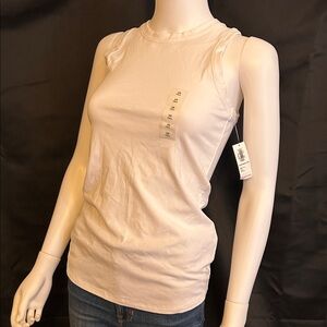 Old Navy Women's White Sleeveless Tank Top